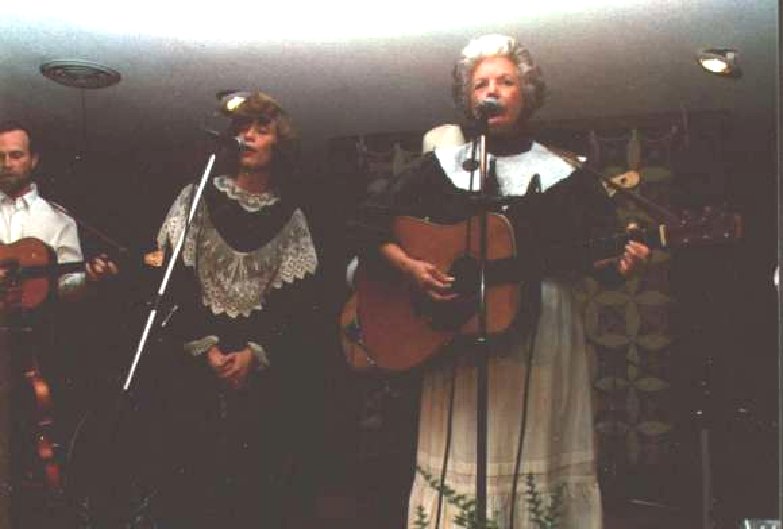 Cathy singing with Ramona Jones